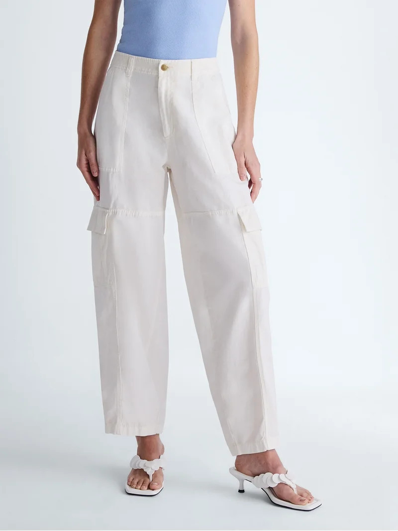 Scoop Women's and Women's Plus Cargo Barrel Pant, Sizes 0-26W | Walmart (US)