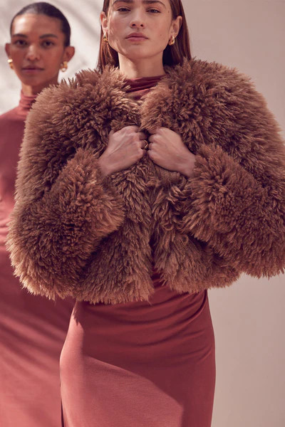 JORDYN FAUX FUR JACKET | MISA Los Angeles