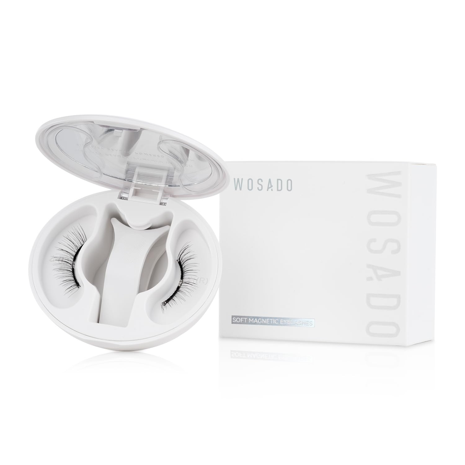 Magnetic Eyelashes with Applicator Kit, No.1 Silky Black II, Reusable Magnetic Lashes without Eye... | Amazon (US)