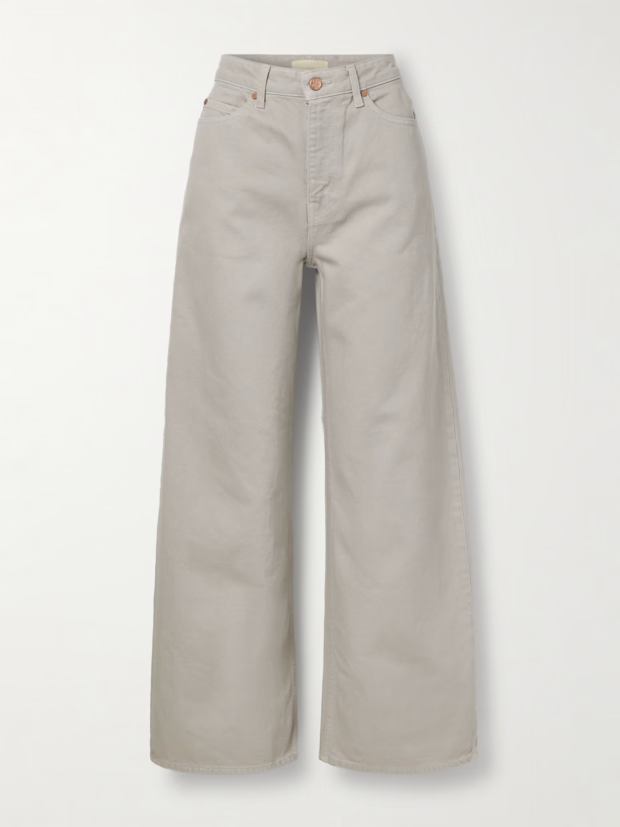 Ulla Johnson - The Willow High-rise Wide-leg Jeans - Gray | NET-A-PORTER (US)
