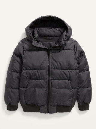 Water-Resistant Frost-Free Puffer Jacket for Boys | Old Navy (CA)