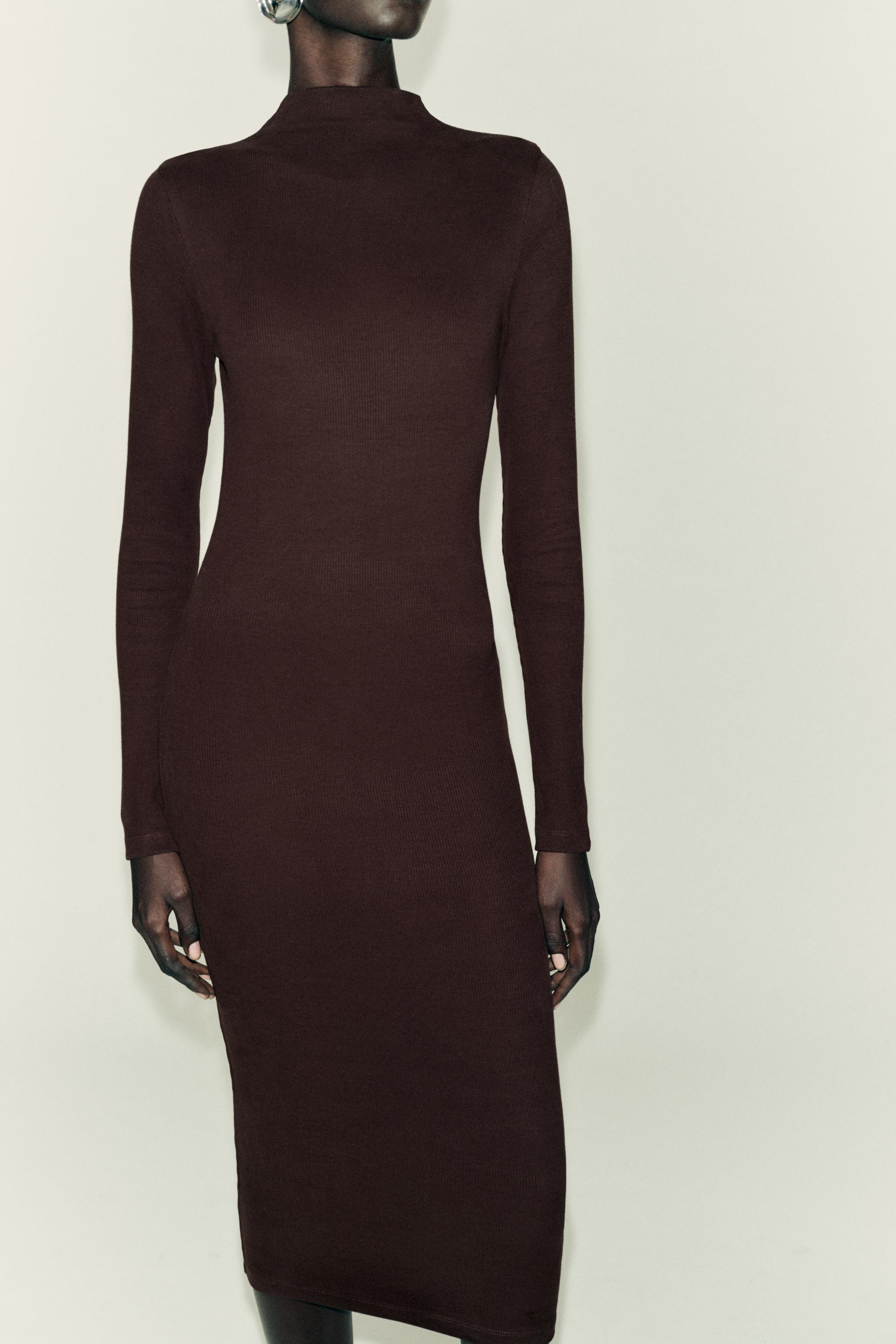 RIB MIDI DRESS | Zara US