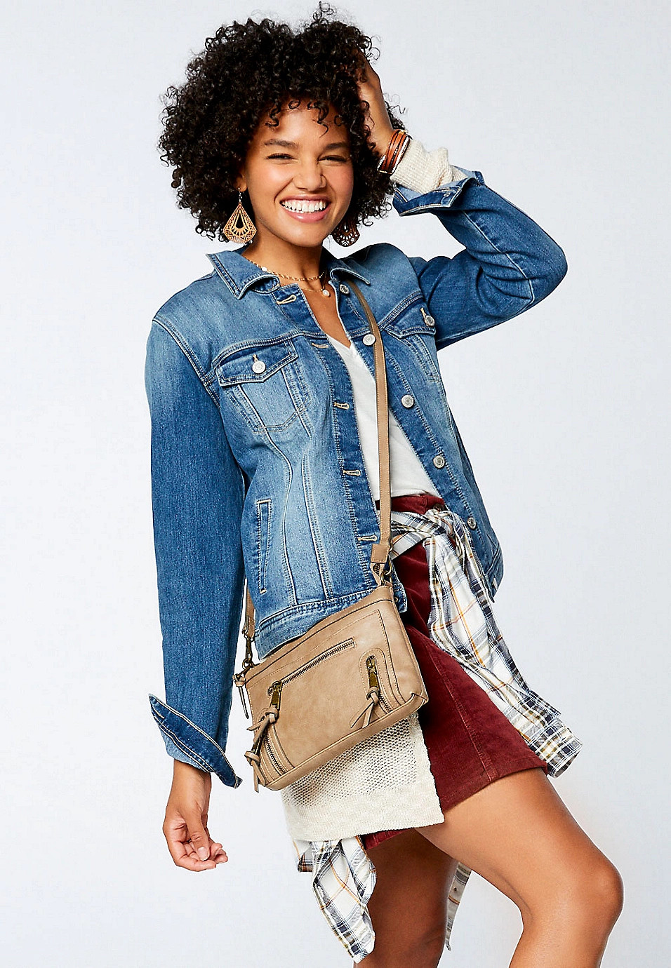 Traditional Medium Wash Denim Jacket | Maurices