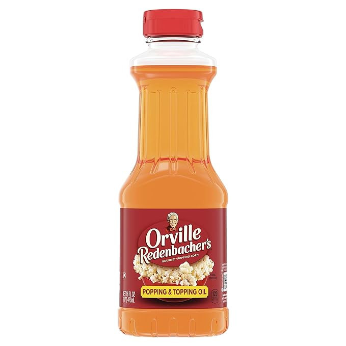 Orville Redenbacher's Popping & Topping Buttery Flavored Oil, 16 Fluid Ounce | Amazon (US)