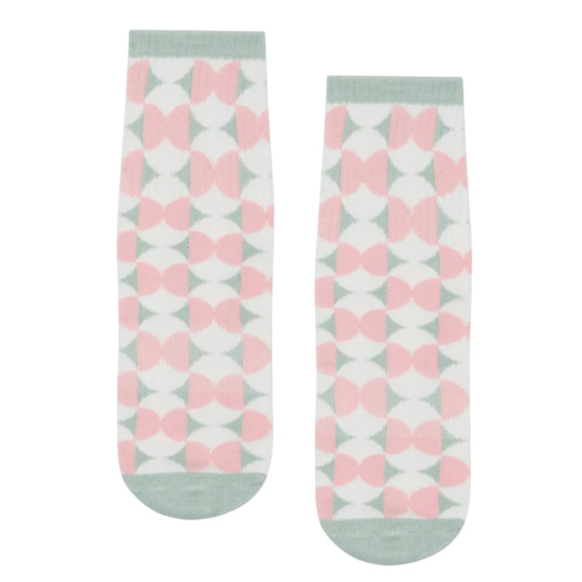 Crew Grip Socks - Deco Tiles (Barre / Pilates) | simplyWORKOUT