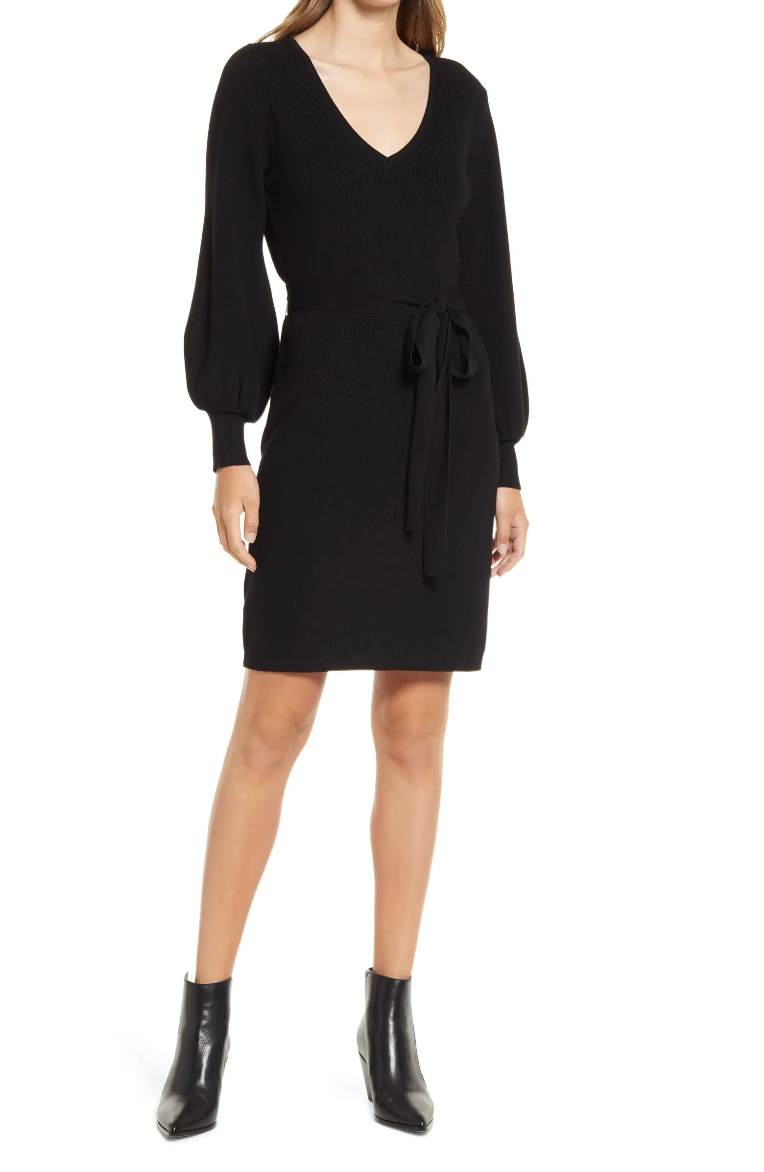 Balloon Long Sleeve Knit Dress | Nordstrom