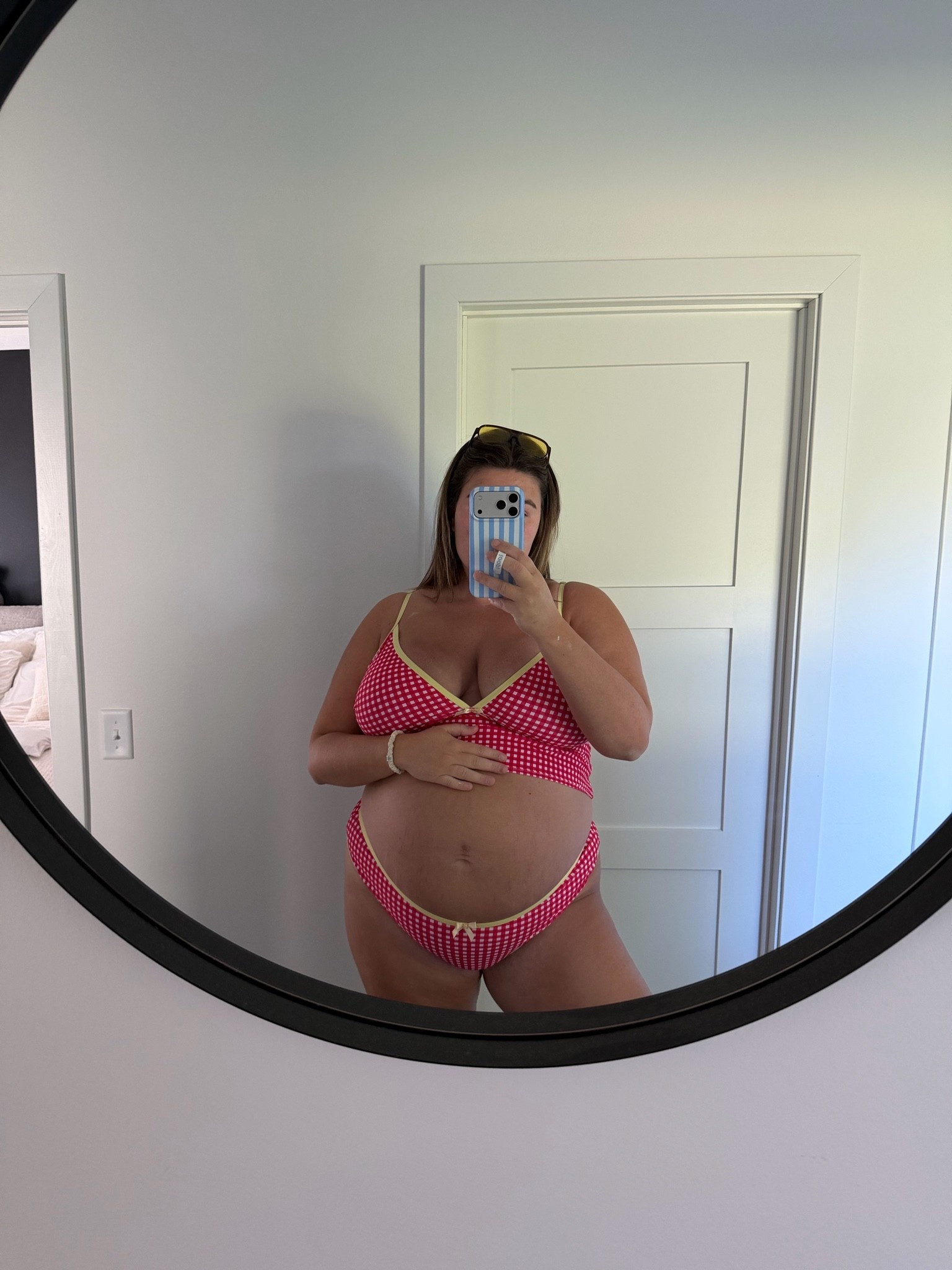 Swim suit!! Wearing 4X (normally a size 2X) I always size up in this Amazon brand

#LTKSwim #LTKBump #LTKPlusSize