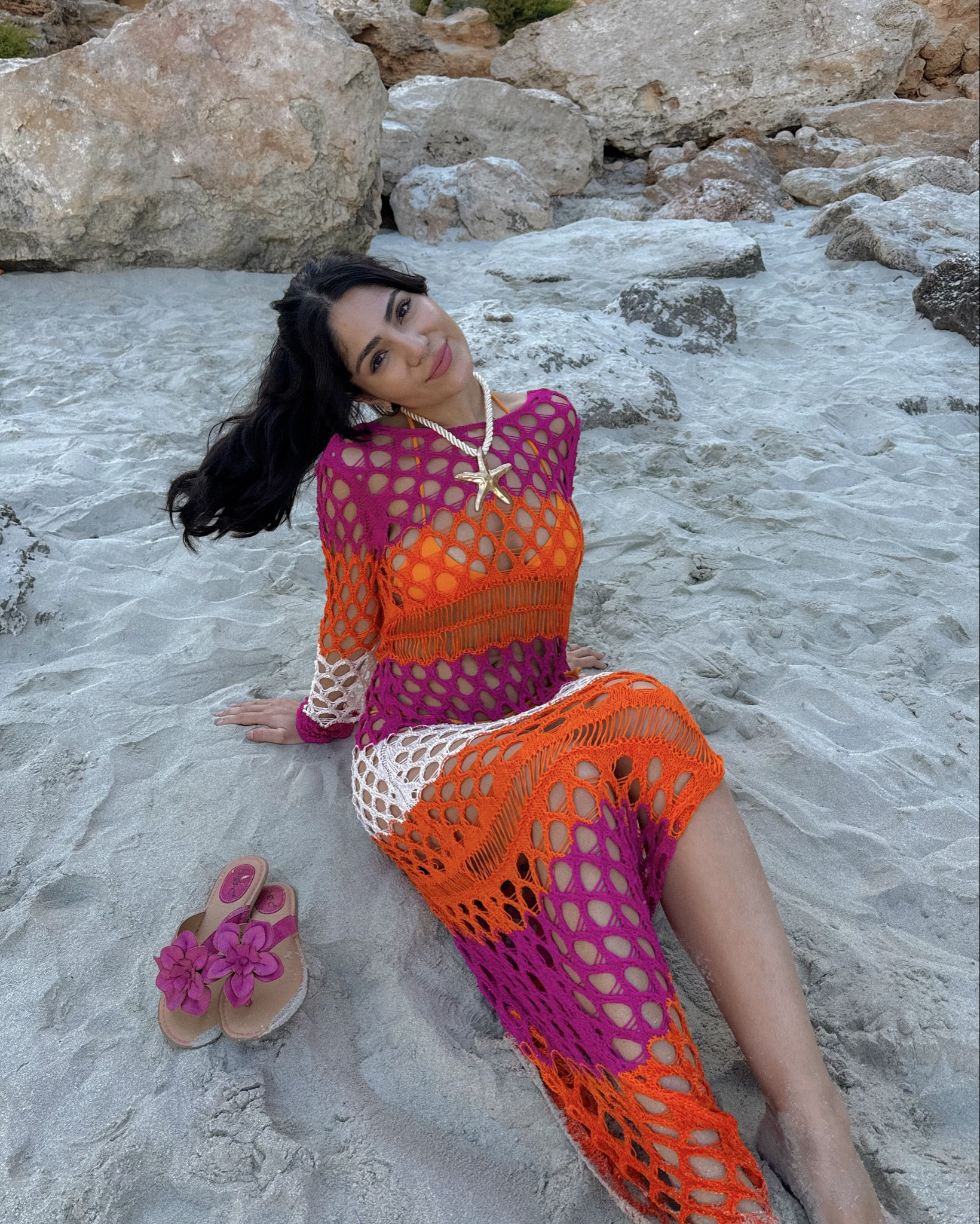 playing mermaids 🧜🏼‍♀️ beach cover up, crotchet, bikini, beach outfit, summer outfit 

#LTKStyleTip