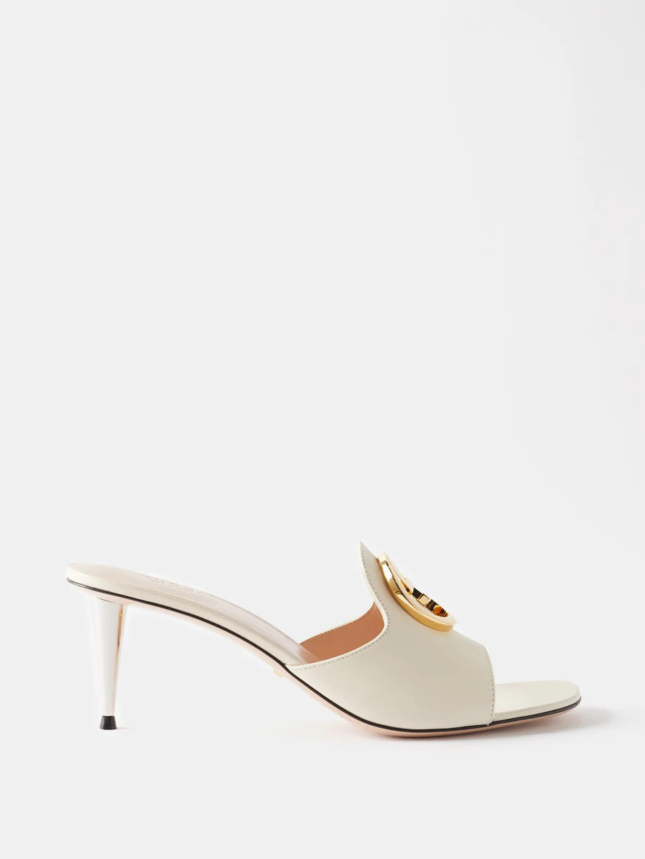 Blondie GG-motif leather mules | Gucci | Matches (UK)