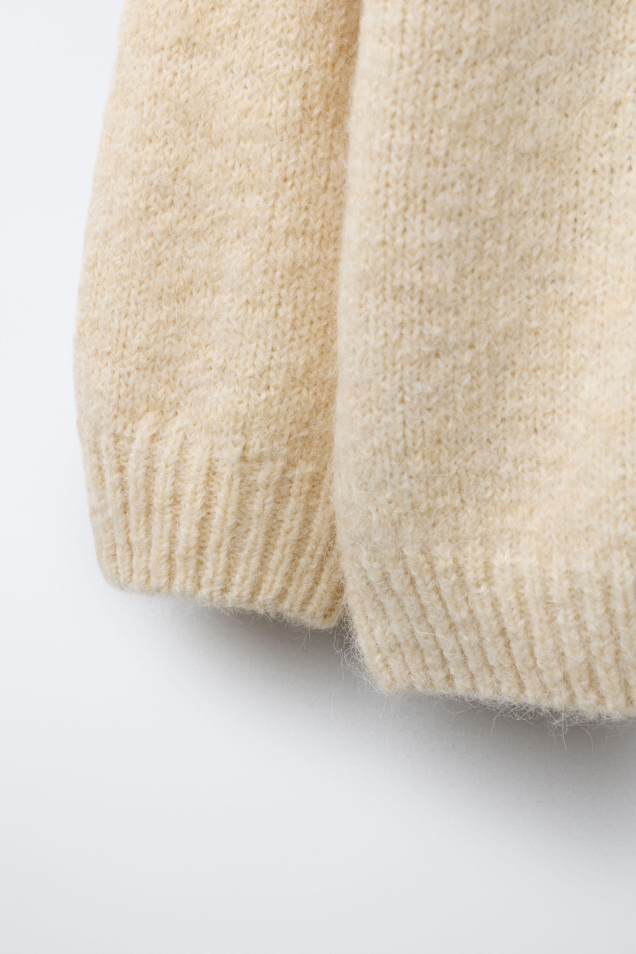 JACQUARD KNIT JUMPER WITH WOOL AND ALPACA | Zara UK