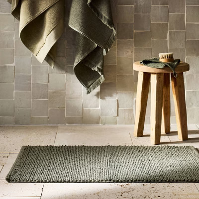 21"x34" Textured Bath Mat Clay - Casaluna™ | Target