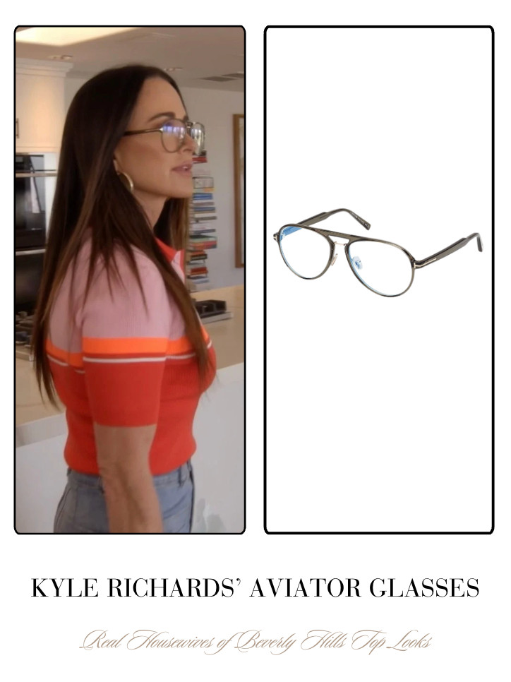 Kyle Richards' Aviator Glasses 

 