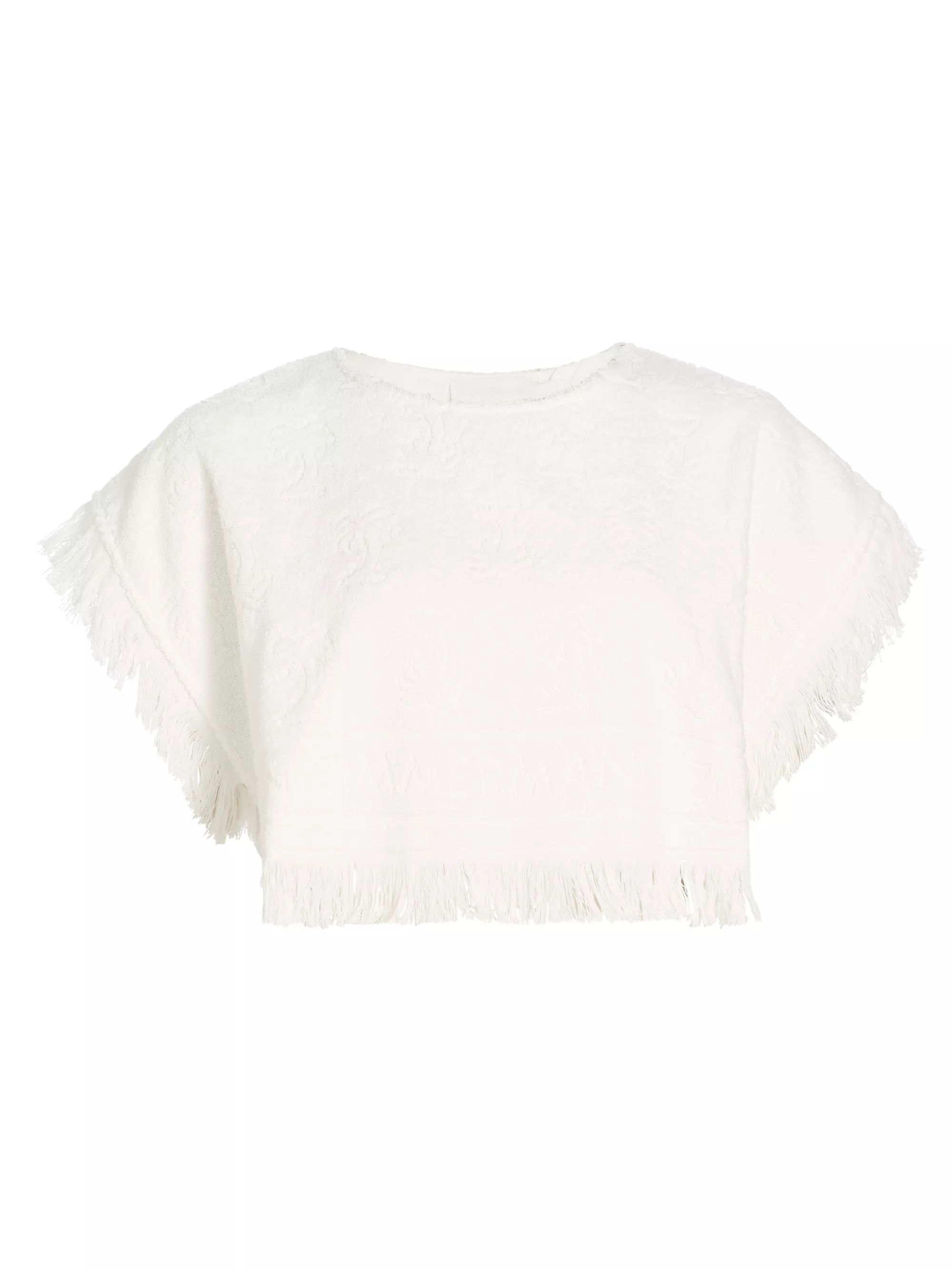 Shop Zimmermann Alight Towelling Crop Top | Saks Fifth Avenue | Saks Fifth Avenue