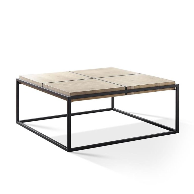 Steve Silver Co. Oaklee Honey and Dark Grey Finished Mixed Media Coffee Table | Walmart (US)