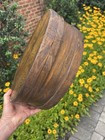 Antique 15" X 6" Oak Strip Firkin Sewing Basket With Lid Primitive Folk Art | eBay | eBay US