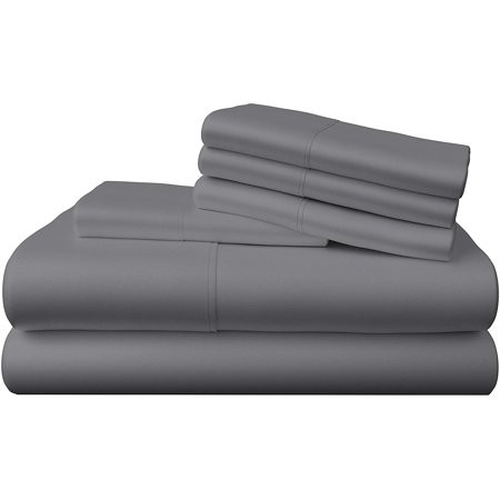 Bamboo Bay 6pc Sheet Set Bamboo Sheets King Size Cooling Sheets Eco Friendly Breathable Deep Pockets | Walmart (US)