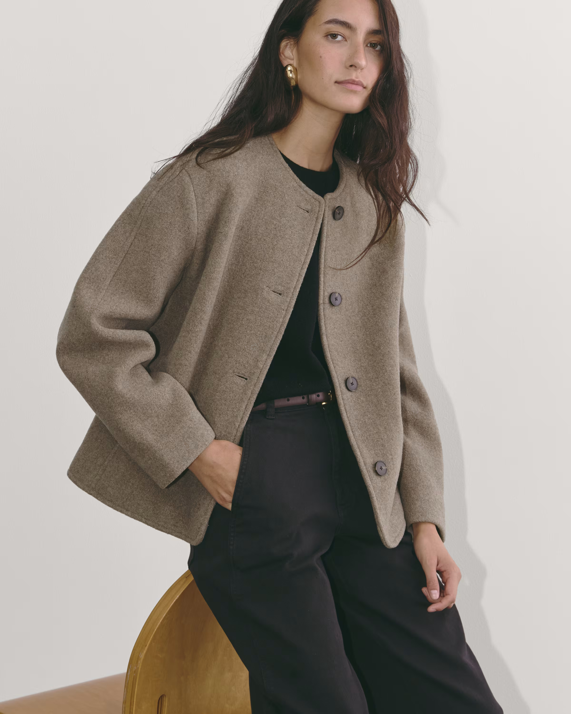 The Cocoon Coat in Wool | Everlane
