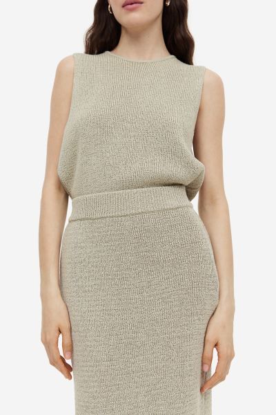 Knitted silk-blend skirt | H&M (UK, MY, IN, SG, PH, TW, HK)