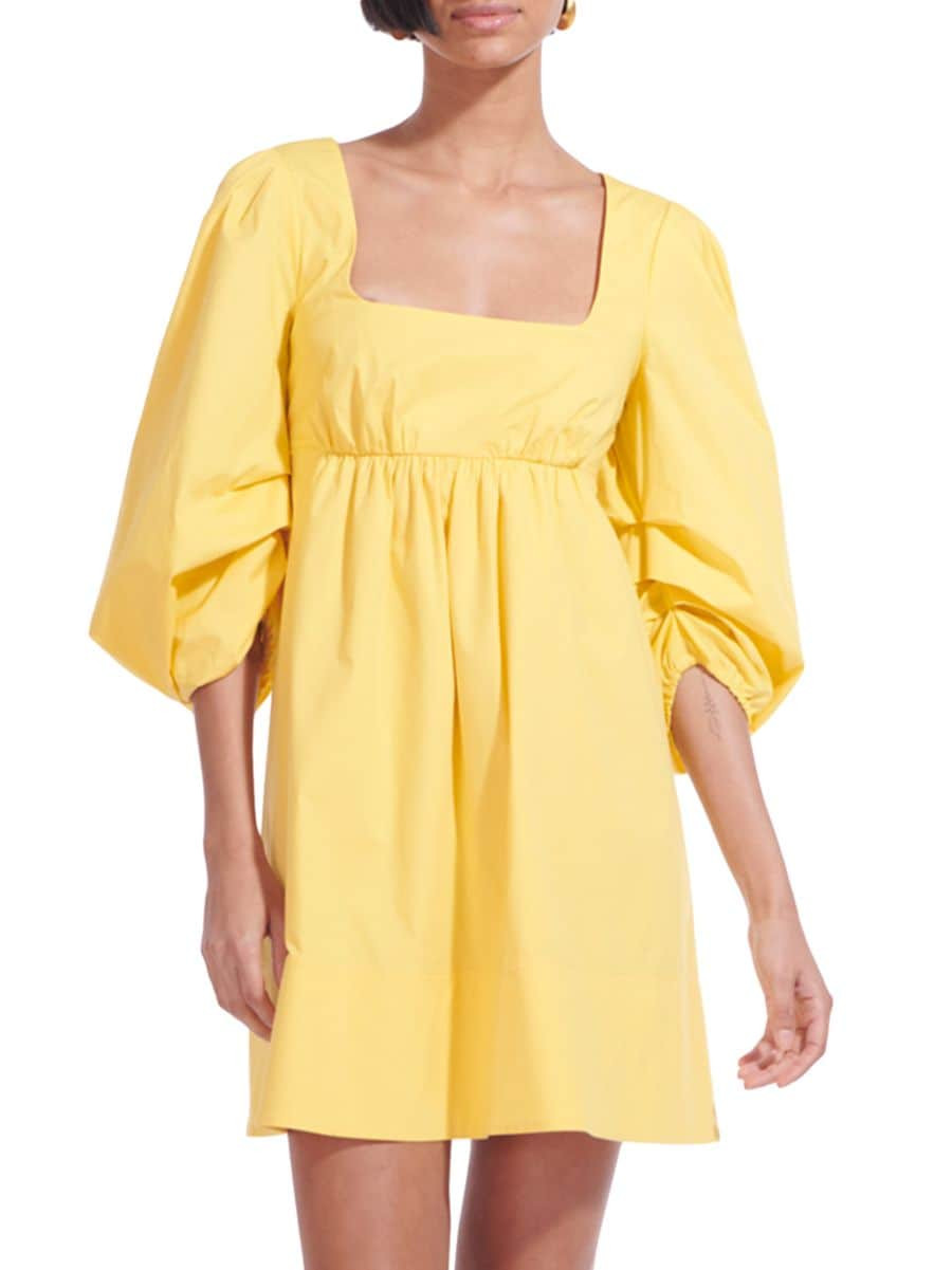 Sophie Puff-Sleeve Minidress | Saks Fifth Avenue