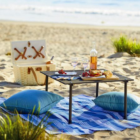 This little portable table is one of my absolute favorite things for summer! Perfect for the beach, concerts in the park and more!

#summerdecor #outdoorfurniture #beachessentials 

#LTKHome #LTKFindsUnder100