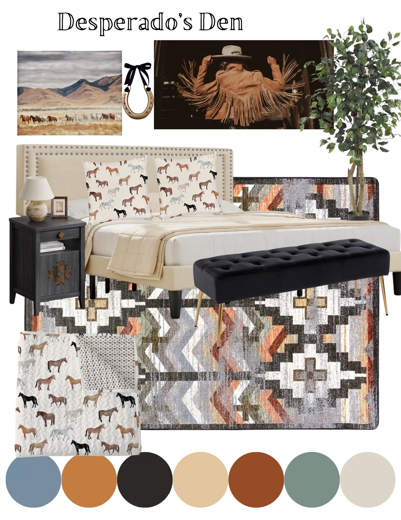 Horse bedding from idamaehome.com (discount code: West Desperado)

#LTKHome
