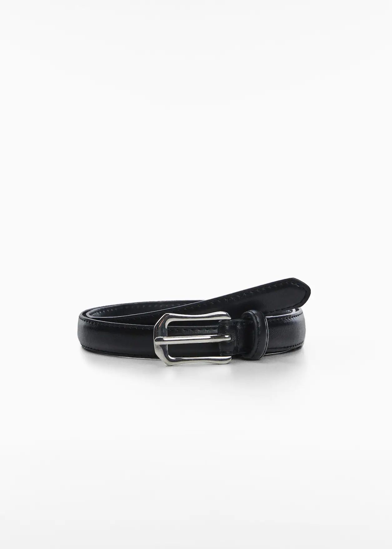 Rectangular buckle belt | MANGO (US)