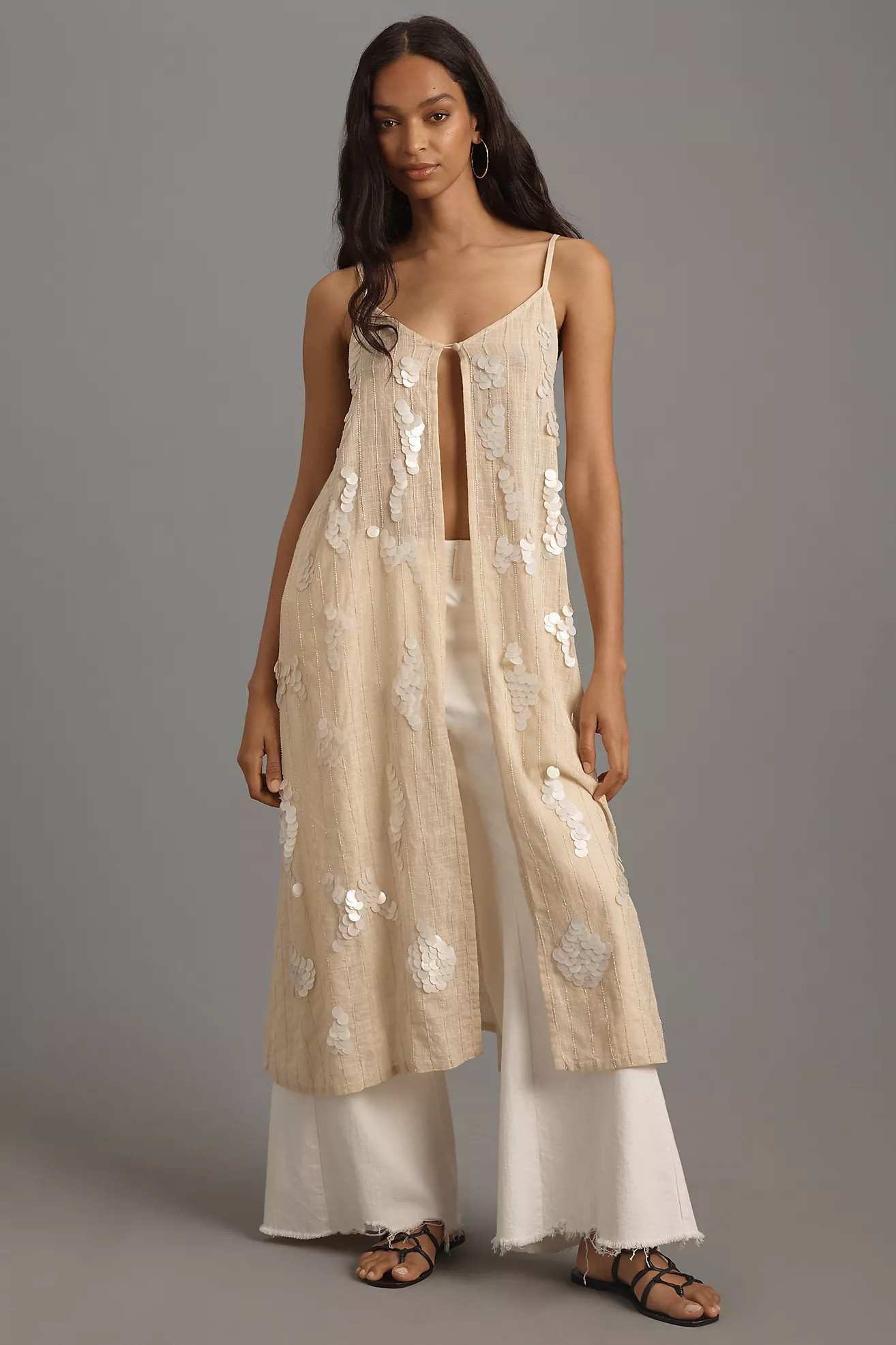 Ollari Sequin Fly Away Cami | Anthropologie (US)