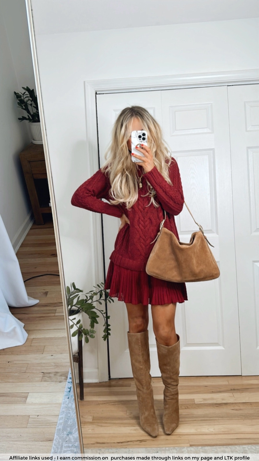 Amazon fall dress burgundy 
