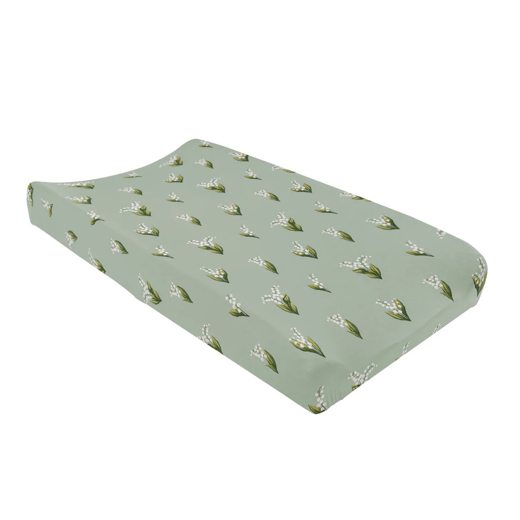 Change Pad Cover in Thyme Lily | Kyte BABY