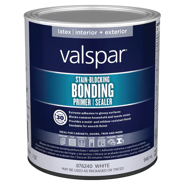 Valspar Interior/Exterior Bonding Water-based Primer ( 1-quart ) Lowes.com | Lowe's