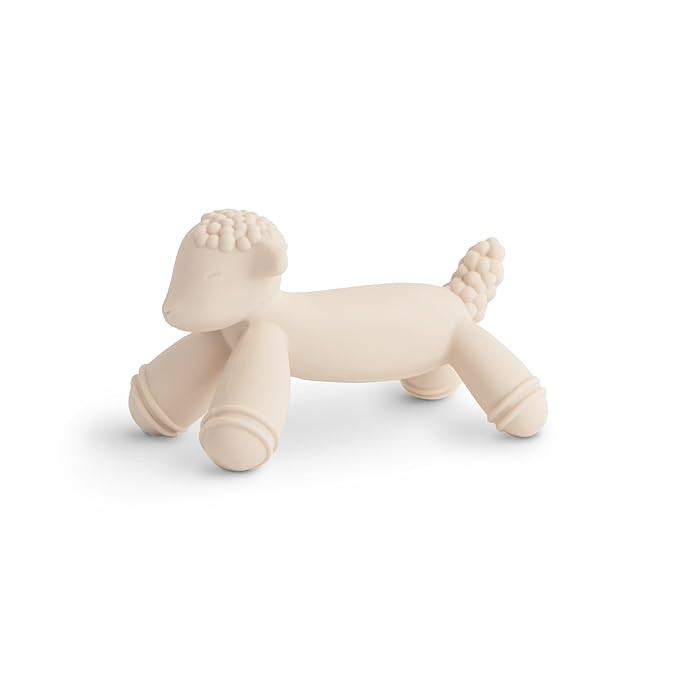 mushie Silicone Baby Teether Toy | Lamb Figurine Teether | Amazon (US)