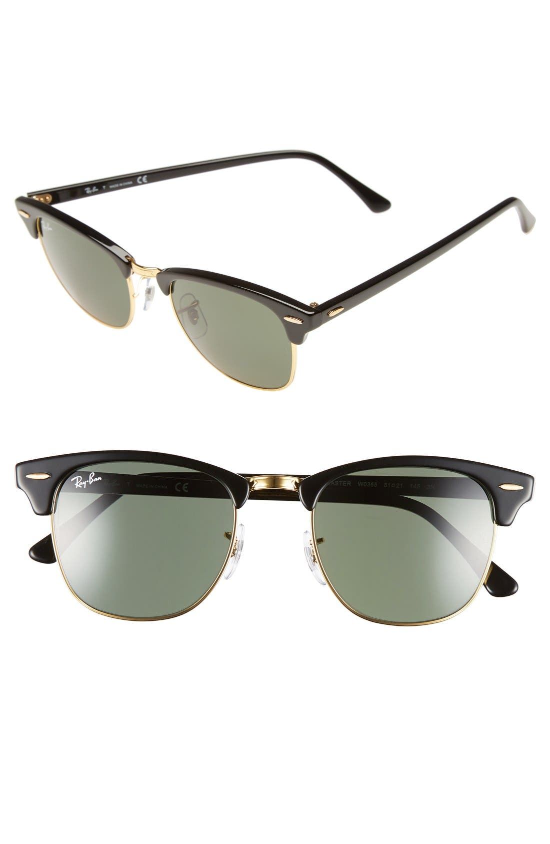 'Classic Clubmaster' 51mm Sunglasses | Nordstrom