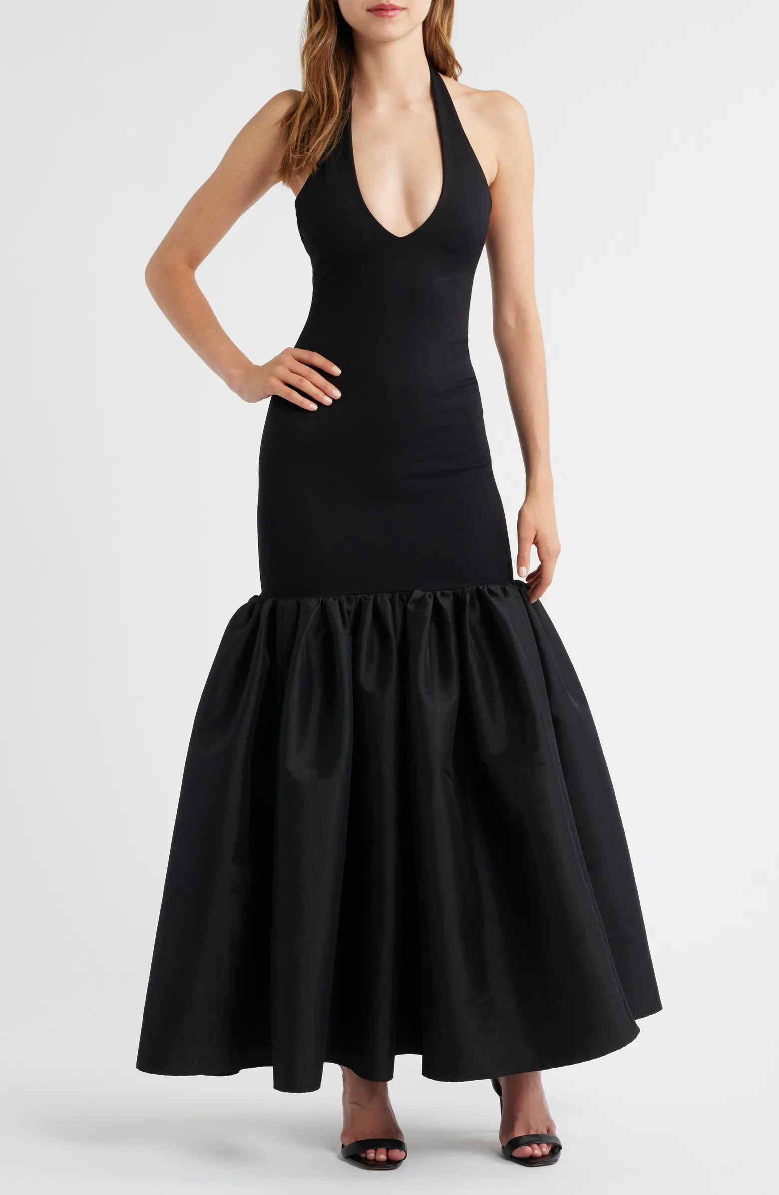 Delfi Collective Isha Halter Gown | Nordstrom | Nordstrom