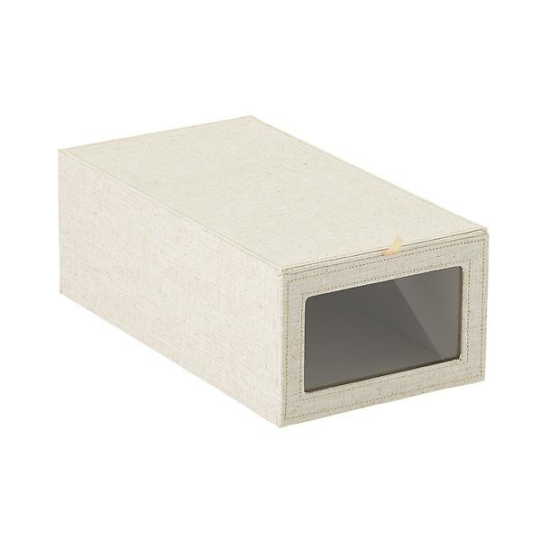 Cambridge Drop-Front Shoe Box | The Container Store