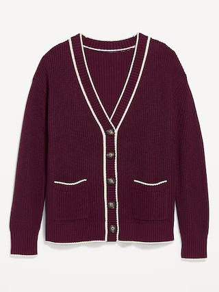 Relaxed Cardigan Sweater | Old Navy (US)