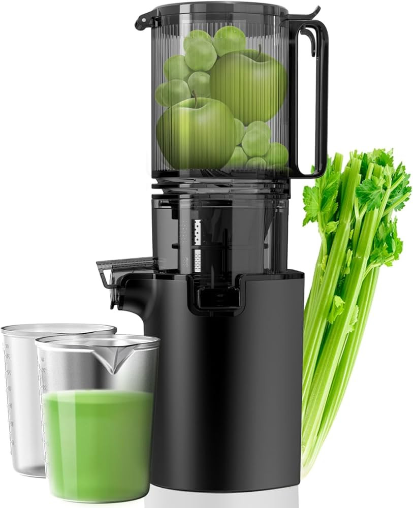 Masticating Juicer, 350W Slow Cold Press Juicer with 5.3" Larger Feed Chute, Pure Juicer Machines... | Amazon (CA)