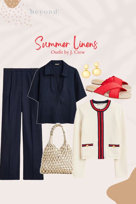 Linens are trending for summer! J. Crew has great options to stay stylish this season.

#LTKStyleTip #LTKSeasonal #LTKFindsUnder100