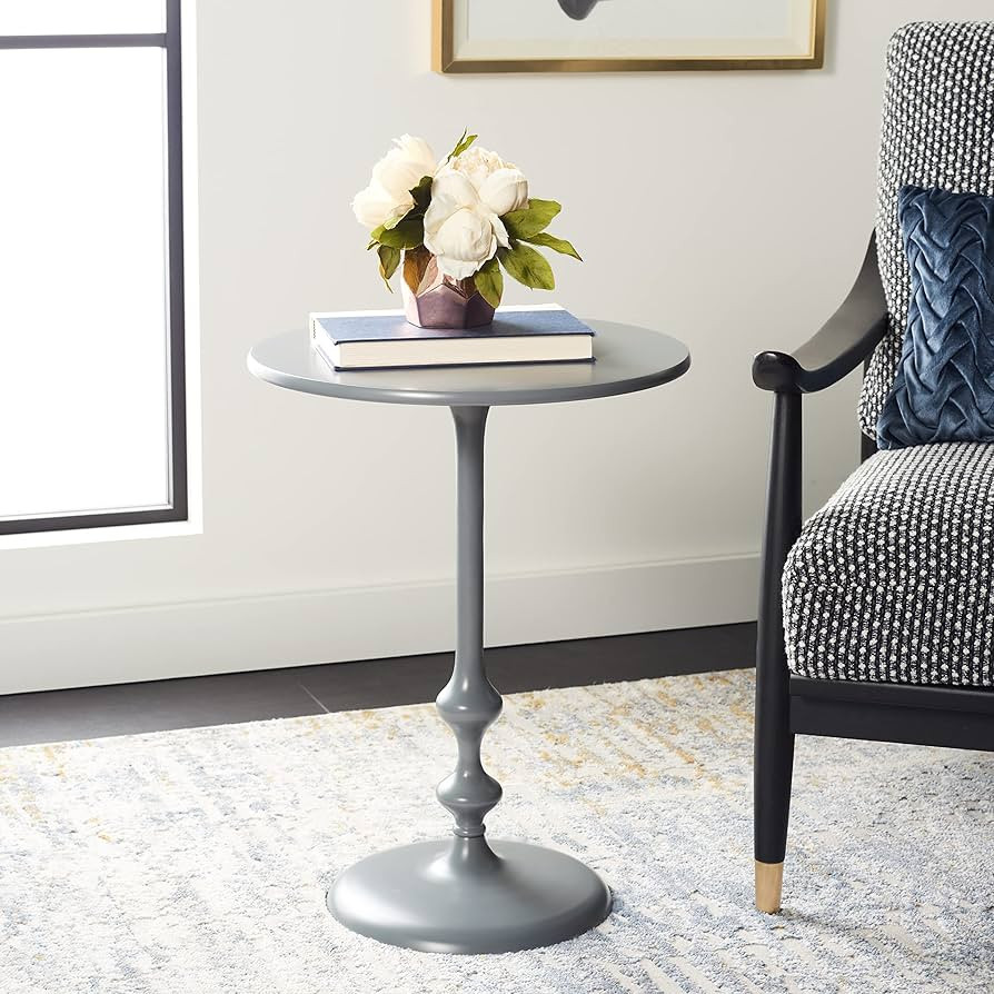 Safavieh Home Collection FOX5520 Side Table, Grey | Amazon (US)