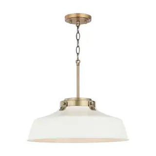 Carbon Loft Jennie 1-light Matte White Pendant - Matte White | Bed Bath & Beyond