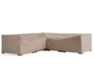 Huntington Custom-Fit Cover - Slope Arm Sectionals | Pottery Barn (US)