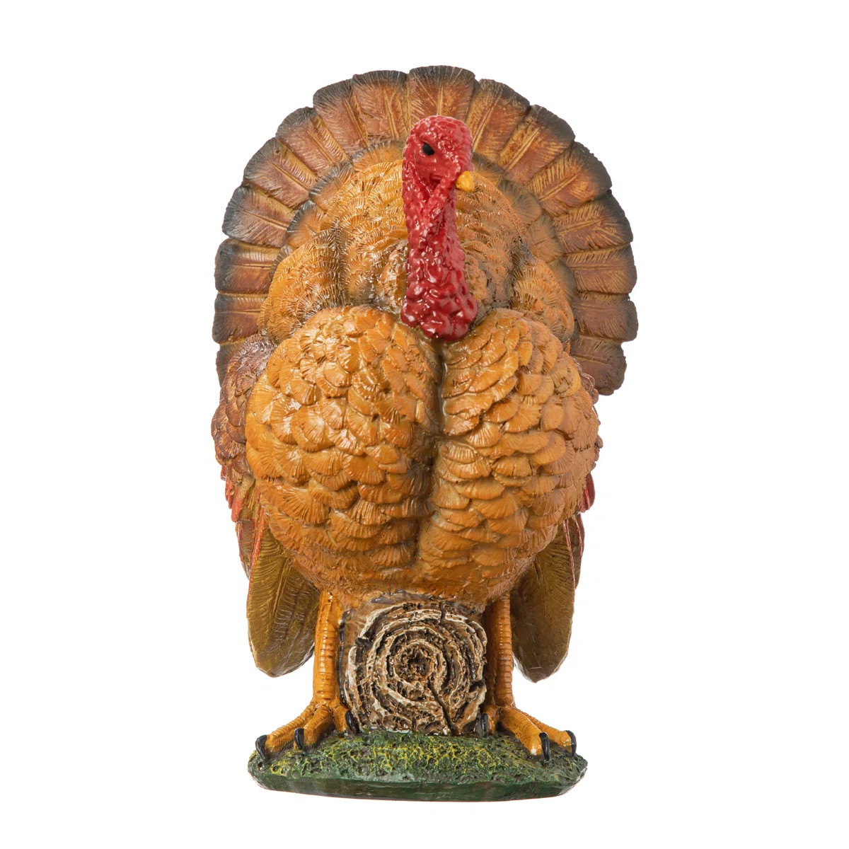 9.5"H Thanksgiving Resin Turkey Figurine | Wayfair North America