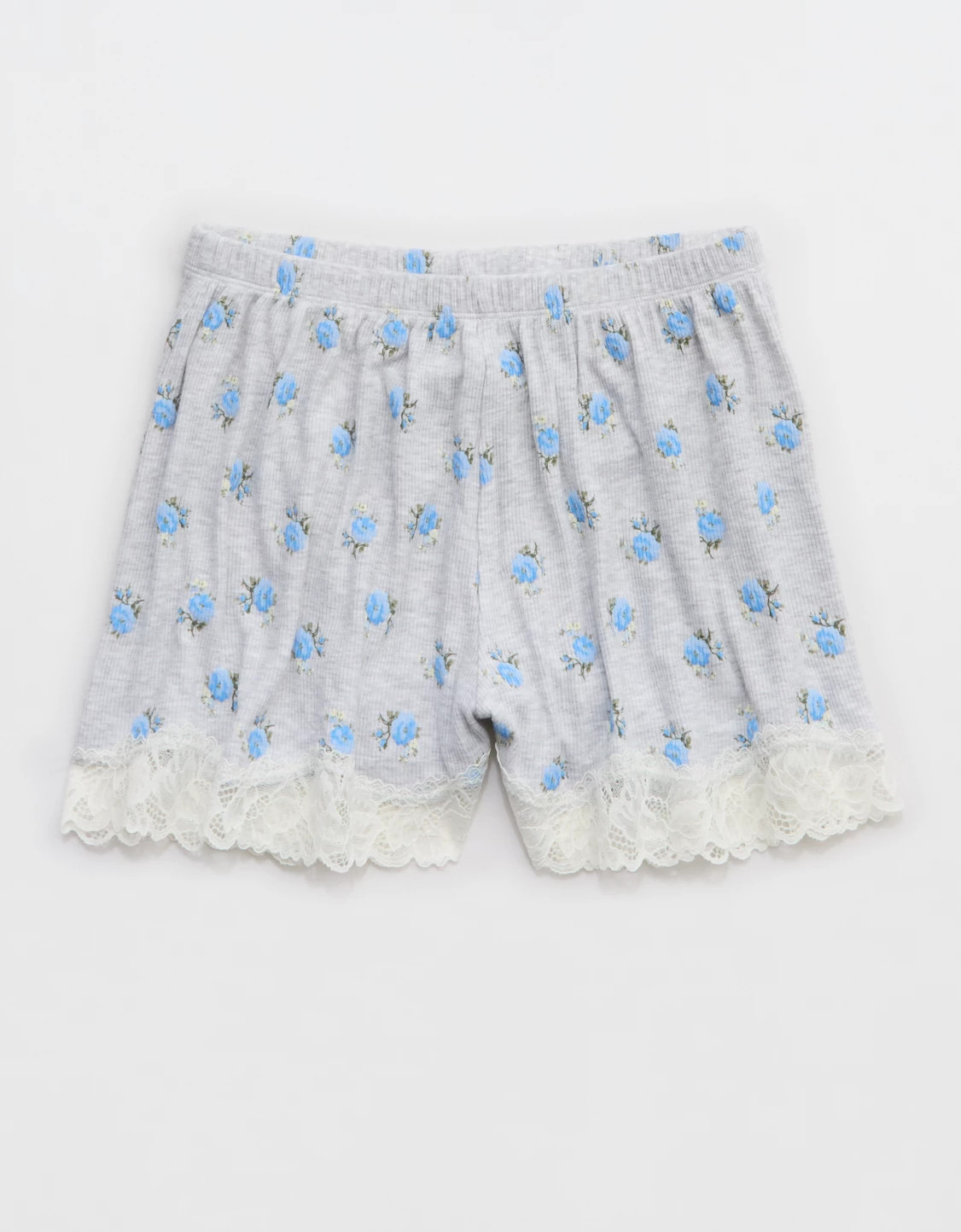 OVERSLEPT by Aerie Real Soft Ribbed Pajama Short | American Eagle Outfitters (US & CA)