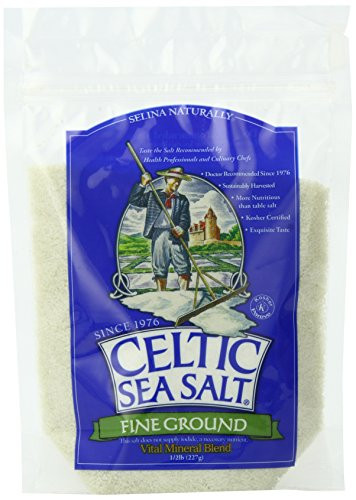 Celtic Sea Salt®, Fine Ground, 8 Ounce Resealable Bag, PACK OF 6 | Amazon (US)