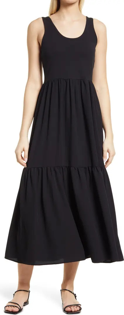 Mixed Media Tank Maxi Dress | Nordstrom