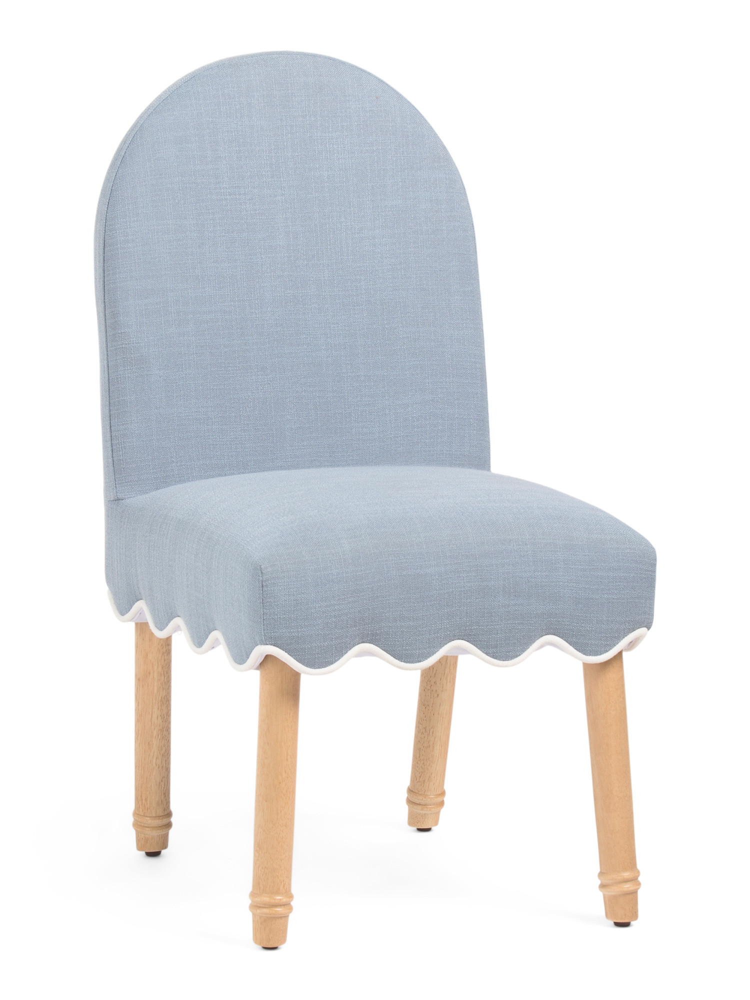 20x37 Waverly Scalloped Bottom Curved Back Dining Chair | TJ Maxx