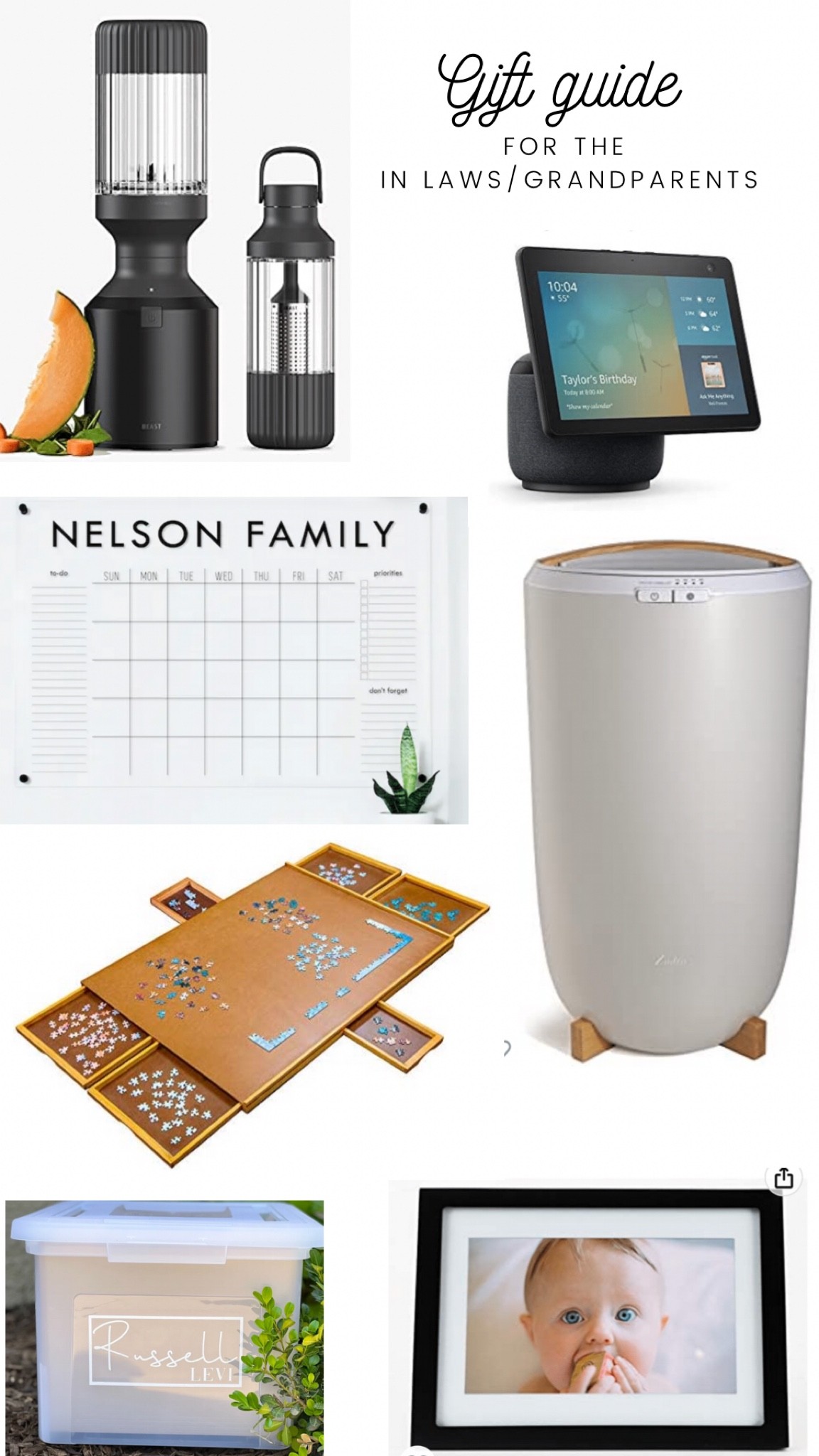 Gift guide for the in-laws or grandparents!

#LTKworkwear #LTKfamily #LTKHoliday