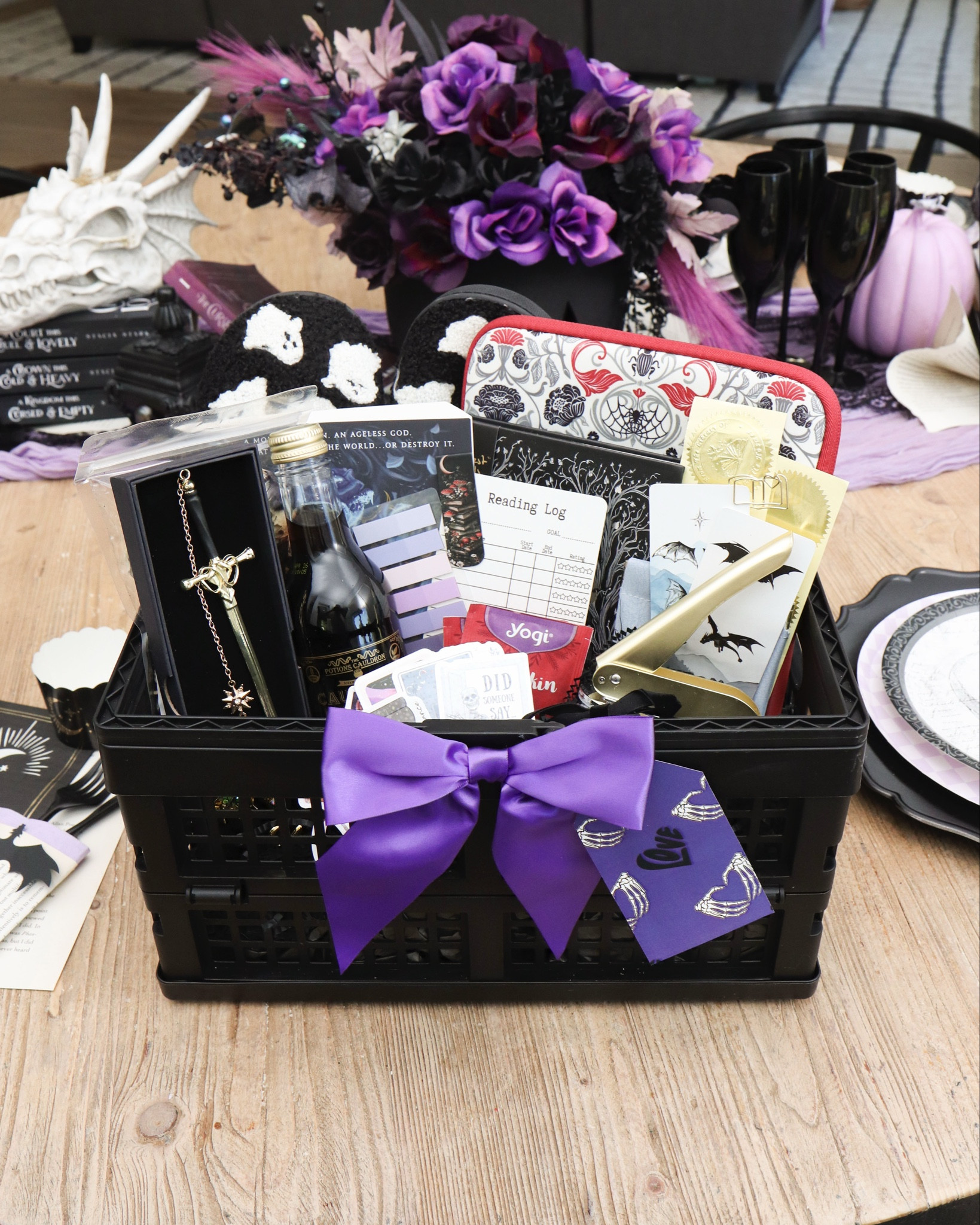 🐉 The ultimate gift for fantasy readers — dark, cozy, and a little dangerous
 
Every piece works for both Halloween and Christmas — because fantasy magic never goes out of season.
 
I filled this book-lover basket with everything a fantasy girl could want:

📚 a book + dragon & sword bookmark
🐉 a custom book embosser
☕ seasonal tea for reading nights
🧦 cozy slippers + a reading diary
Kindle Sleeve
✨ and a magical drink that turns gold when shaken
 
#booktok #fantasybooks #darkromance #romantasy #bookishgiftideas #bookgirlaesthetic #holidaygifts #bookgifts #booklover #bookish #cozygifts #christmasgiftideas #fantasyreaders #bookwormgifts #halloweengiftideas

#LTKGiftGuide #LTKSeasonal #LTKHoliday