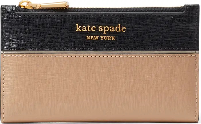 morgan colorblock saffiano leather bifold wallet | Nordstrom Rack