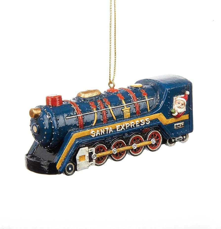 Kurt Adler Santa Express Train Resin Ornament | Amazon (US)