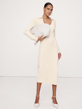 Polo Wrap Sweater Dress | Banana Republic (US)